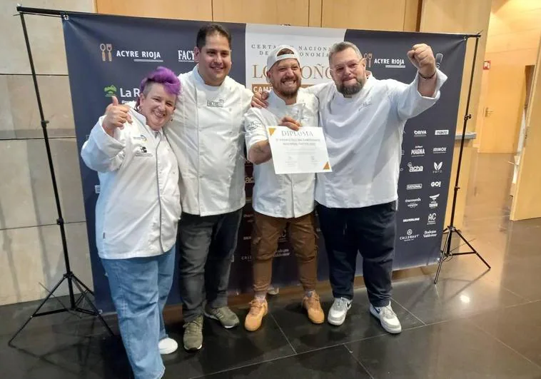 Antonio Luis Falcón, tercero en el concurso nacional de gastronomía